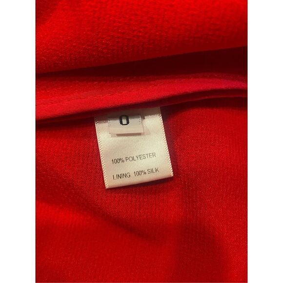 Prabal Gurung Drawstring Ruched Dress Size 0 in Red MSRP: $895 - Picture 11 of 11